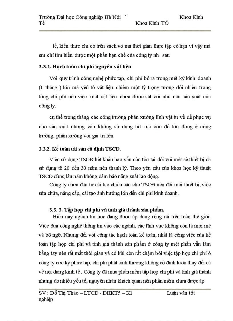 image for page Hoàn thiện công tác hạch toán chi phí sản xuất và tính giá thành sản phẩm tại Công ty cổ phần than Cao Sơn