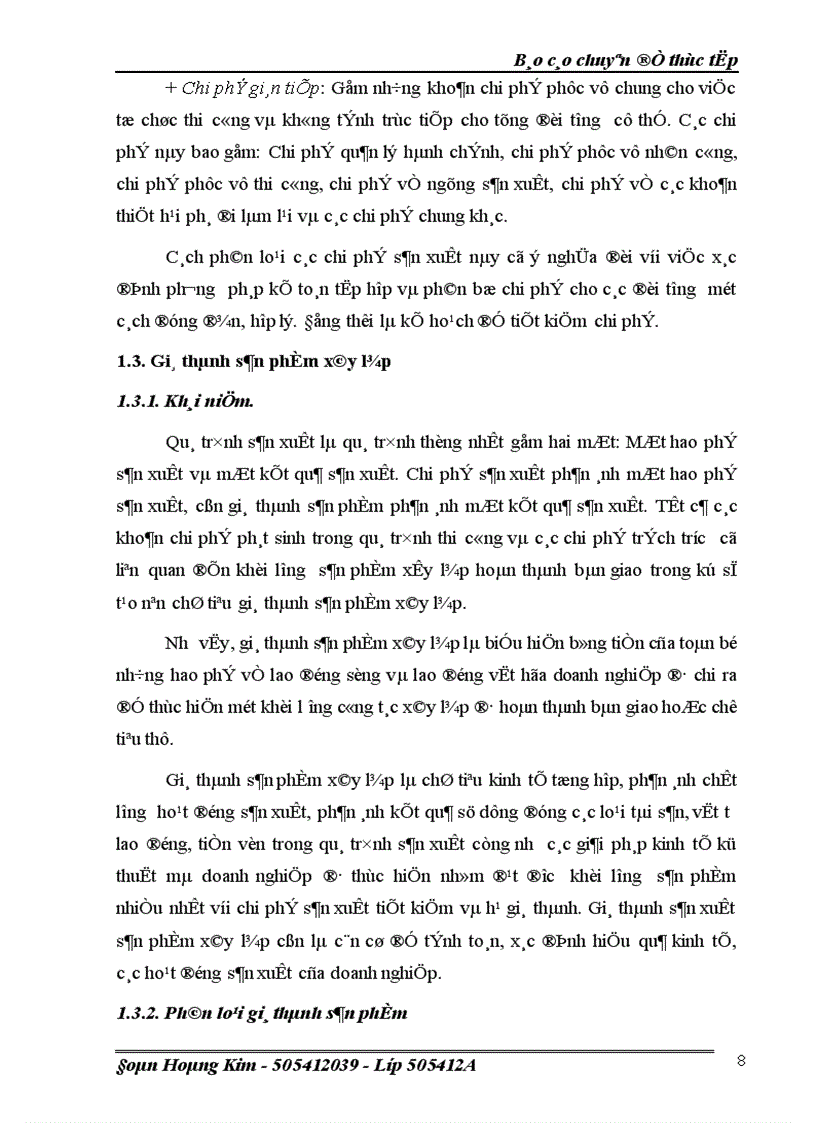 image for page Một số ý kiến nhằm hoàn thiện công tác kế toán chi phí sản xuất và tính giá thành sản phẩm ở Công ty CP cơ khí