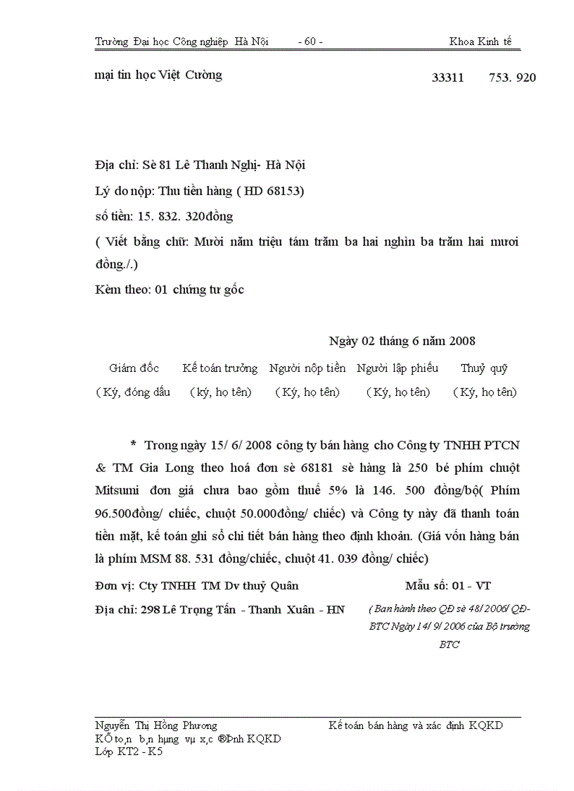 image for page Hoàn thiện công tác kế toán bán hàng và xác định kết quả bán hàng tại Công ty TNHH Thương mại dịch vụ Thủy Quân