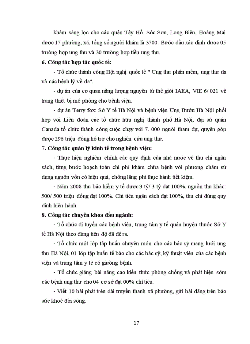 image for page Thực trạng, giải pháp của đội ngũ cán bộ, viên chức ảnh hưởng đến chất lượng hoạt động của Bệnh viện Ung Bướu Hà Nội