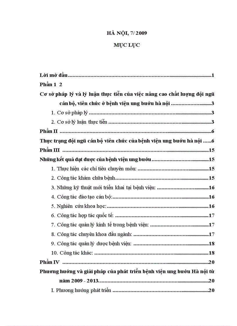 image for page Thực trạng, giải pháp của đội ngũ cán bộ, viên chức ảnh hưởng đến chất lượng hoạt động của Bệnh viện Ung Bướu Hà Nội