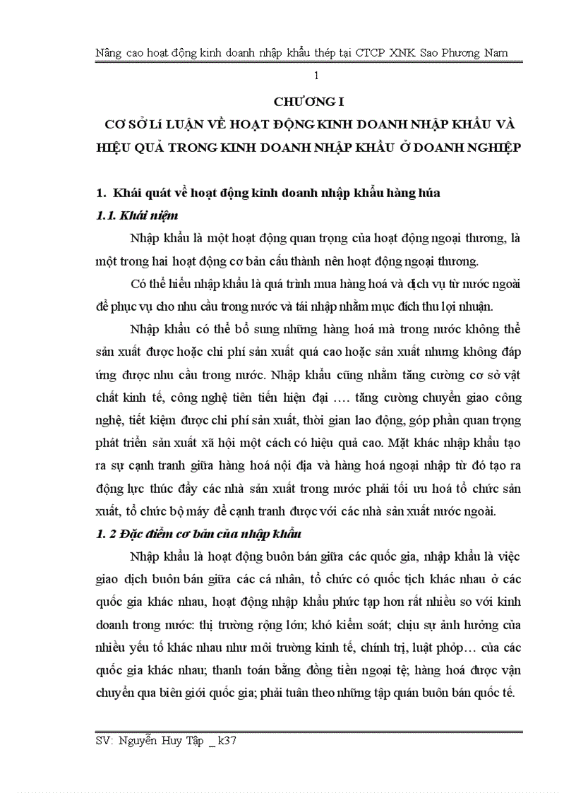 image for page Một số giải pháp nâng cao hoạt động nhập khẩu thép của Công ty Cổ phần Xuất nhập khẩu Sao Phương Nam