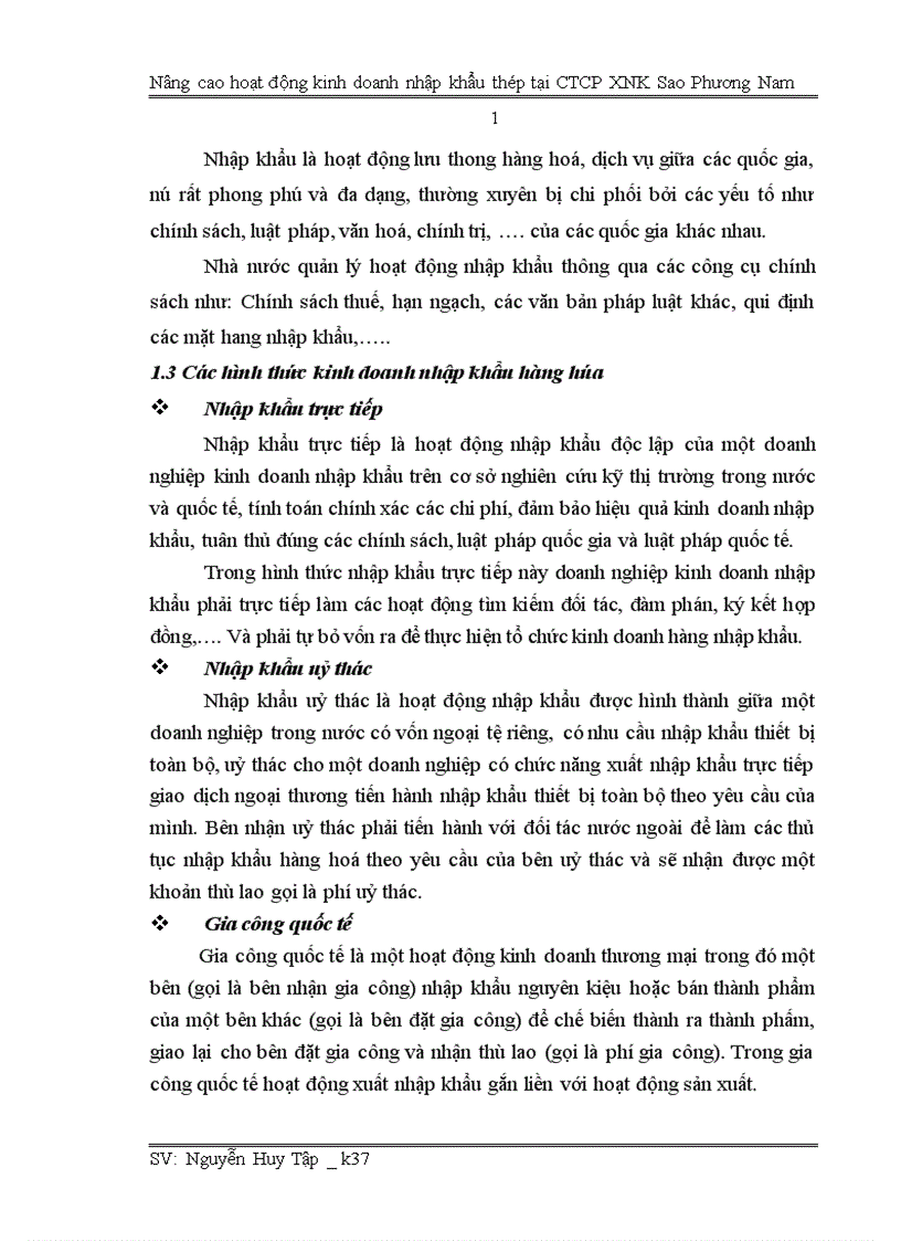 image for page Một số giải pháp nâng cao hoạt động nhập khẩu thép của Công ty Cổ phần Xuất nhập khẩu Sao Phương Nam