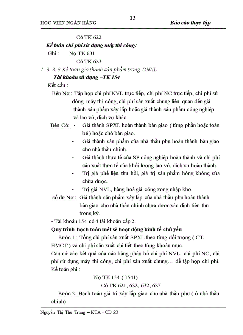 image for page Hoàn thiện kế toán chi phí sản xuất và tính giá thành sản phẩm xây lắp tại Công ty đầu tư và phát triển nhà Hà Nội số 15