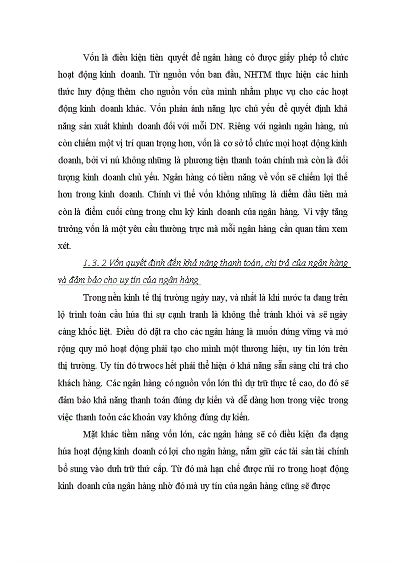 image for page Nâng cao hiệu qủa sử dụng vốn tại NHNN&PTNT Tây Hà Nội