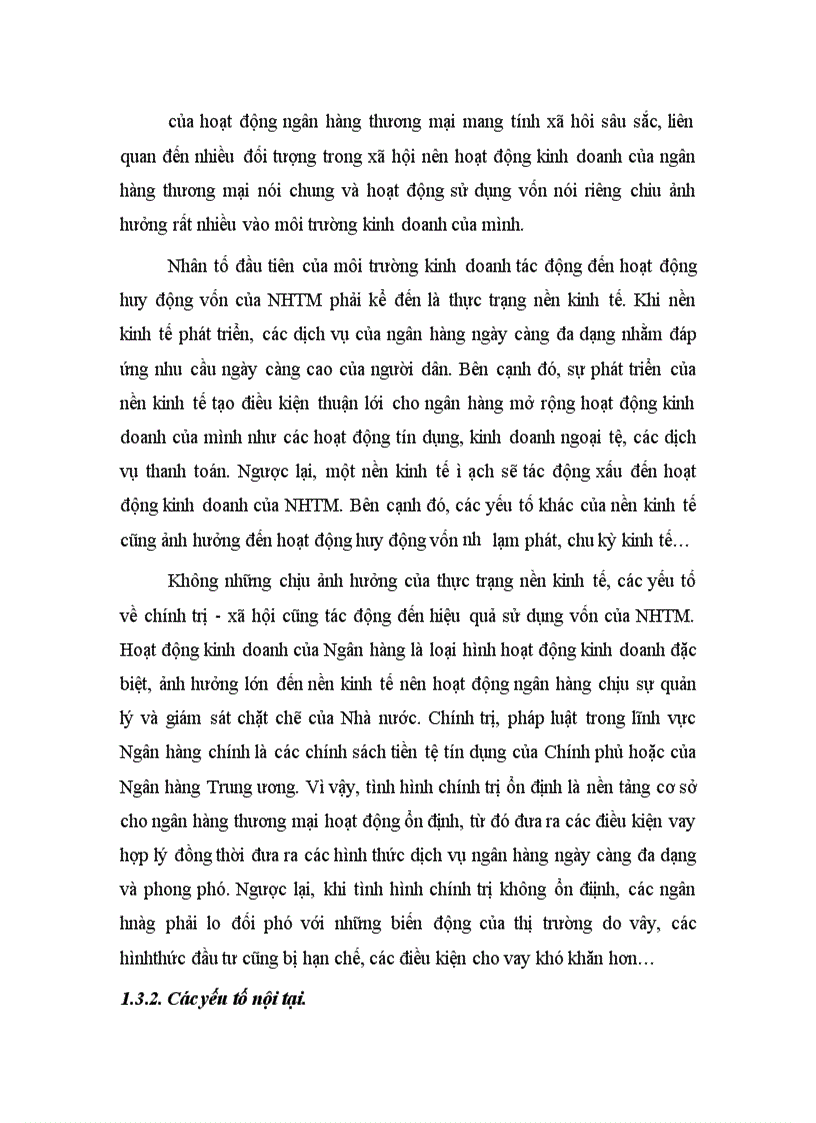 image for page Nâng cao hiệu qủa sử dụng vốn tại NHNN&PTNT Tây Hà Nội