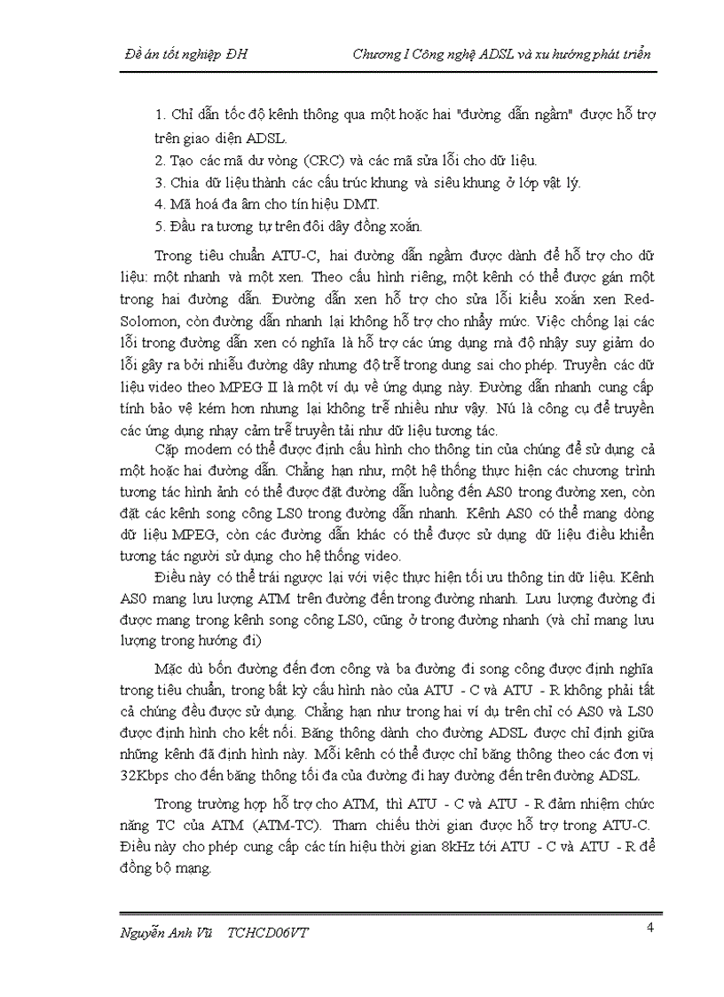 image for page Một số giải pháp nâng cao chất lượng mạng ADSL tại Viễn thông Hà Nội