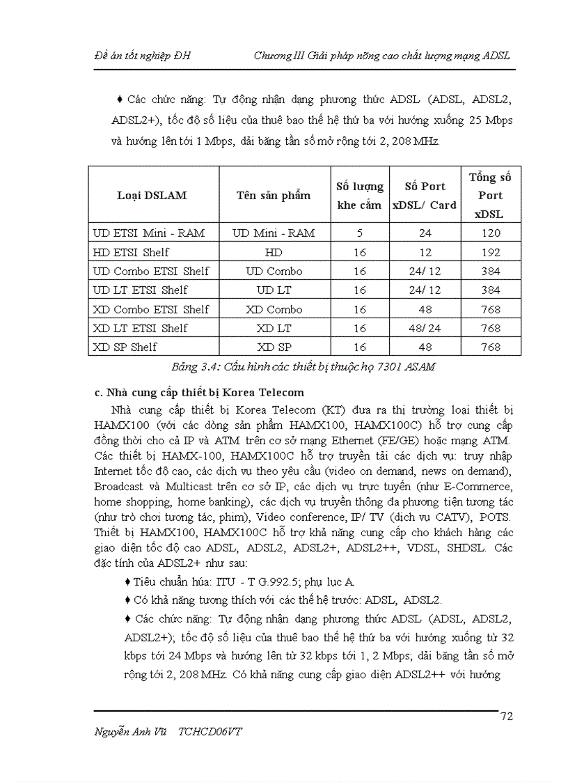 image for page Một số giải pháp nâng cao chất lượng mạng ADSL tại Viễn thông Hà Nội