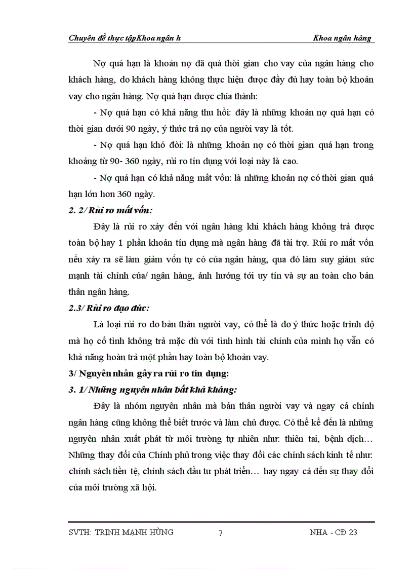 image for page Phòng ngừa và hạn chế rủi ro trong cho vay kinh tế hộ gia đình tại chi nhánh NHNo huyện Thọ Xuân