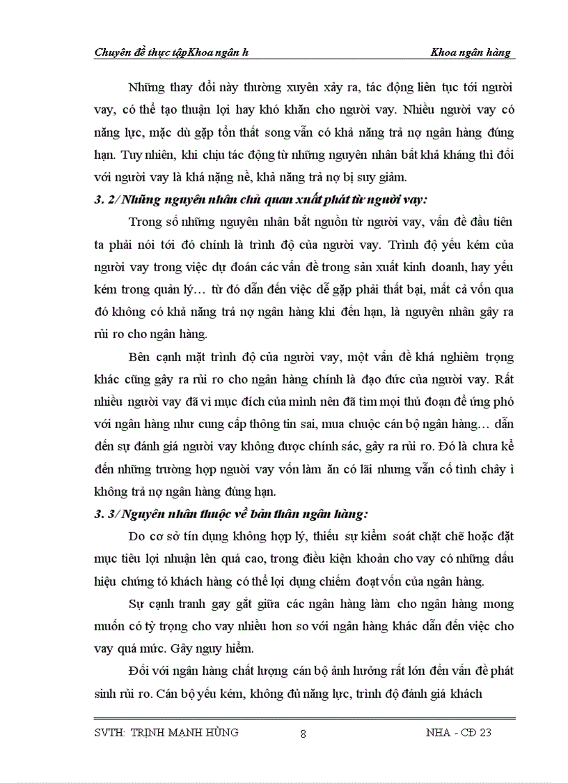 image for page Phòng ngừa và hạn chế rủi ro trong cho vay kinh tế hộ gia đình tại chi nhánh NHNo huyện Thọ Xuân