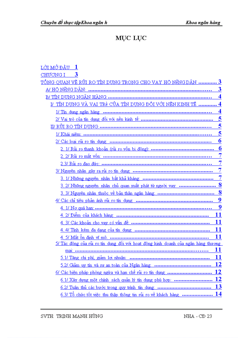 image for page Phòng ngừa và hạn chế rủi ro trong cho vay kinh tế hộ gia đình tại chi nhánh NHNo huyện Thọ Xuân