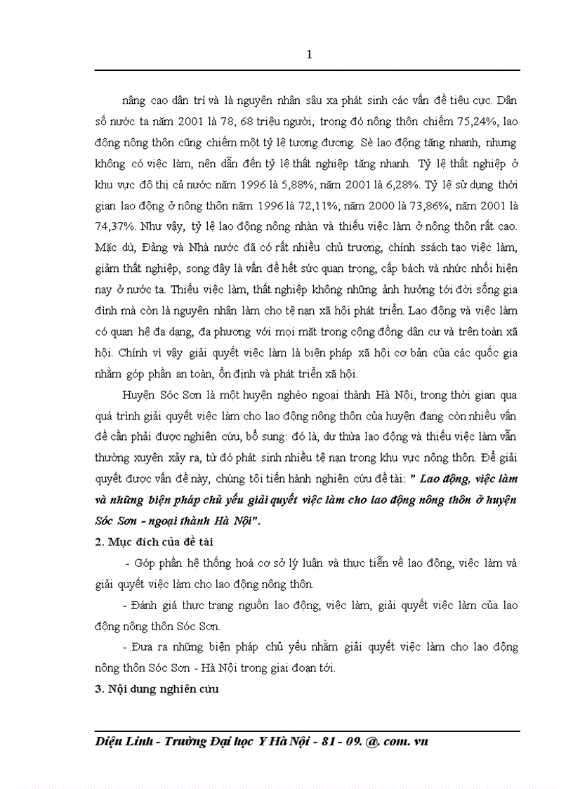 image for page Tình huống quản lý lao động, việc làm, và những giải pháp chủ yếu giải quyết việc làm cho lao động nông thôn ở huyện Sóc Sơn - ngoại thành Hà Nội