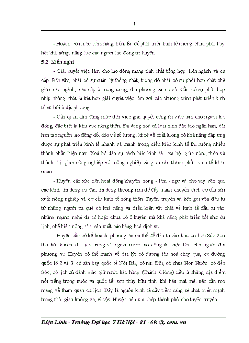 image for page Tình huống quản lý lao động, việc làm, và những giải pháp chủ yếu giải quyết việc làm cho lao động nông thôn ở huyện Sóc Sơn - ngoại thành Hà Nội