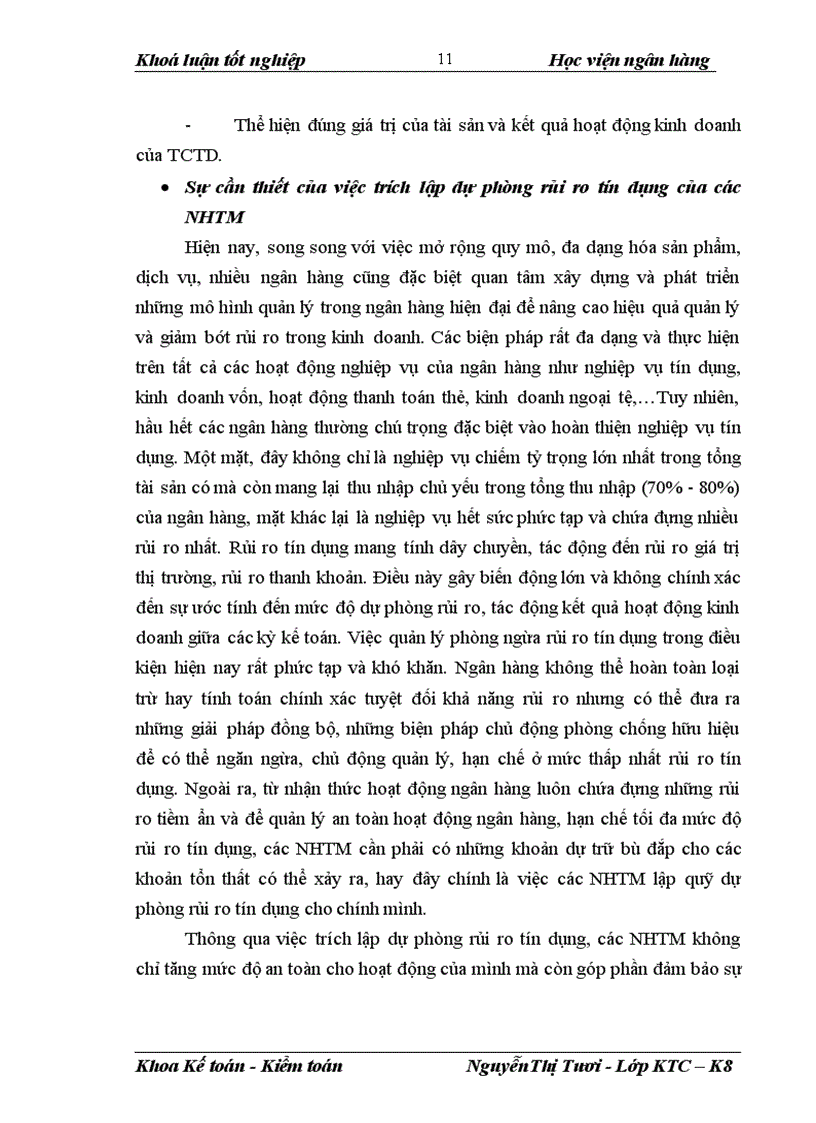 image for page Giải pháp hoàn thiện nghiệp vụ kế toán dự phòng rủi ro tín dụng hướng theo Chuẩn mực Kế toán Quốc tế tại chi nhánh NHNo&PTNT Thăng Long