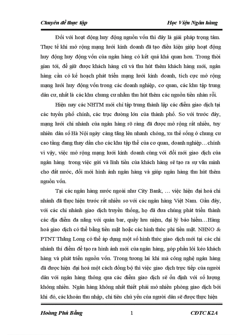 image for page Giải Pháp Phát Triển Huy Động Vốn Tại NHNO&PTNT Thăng Long