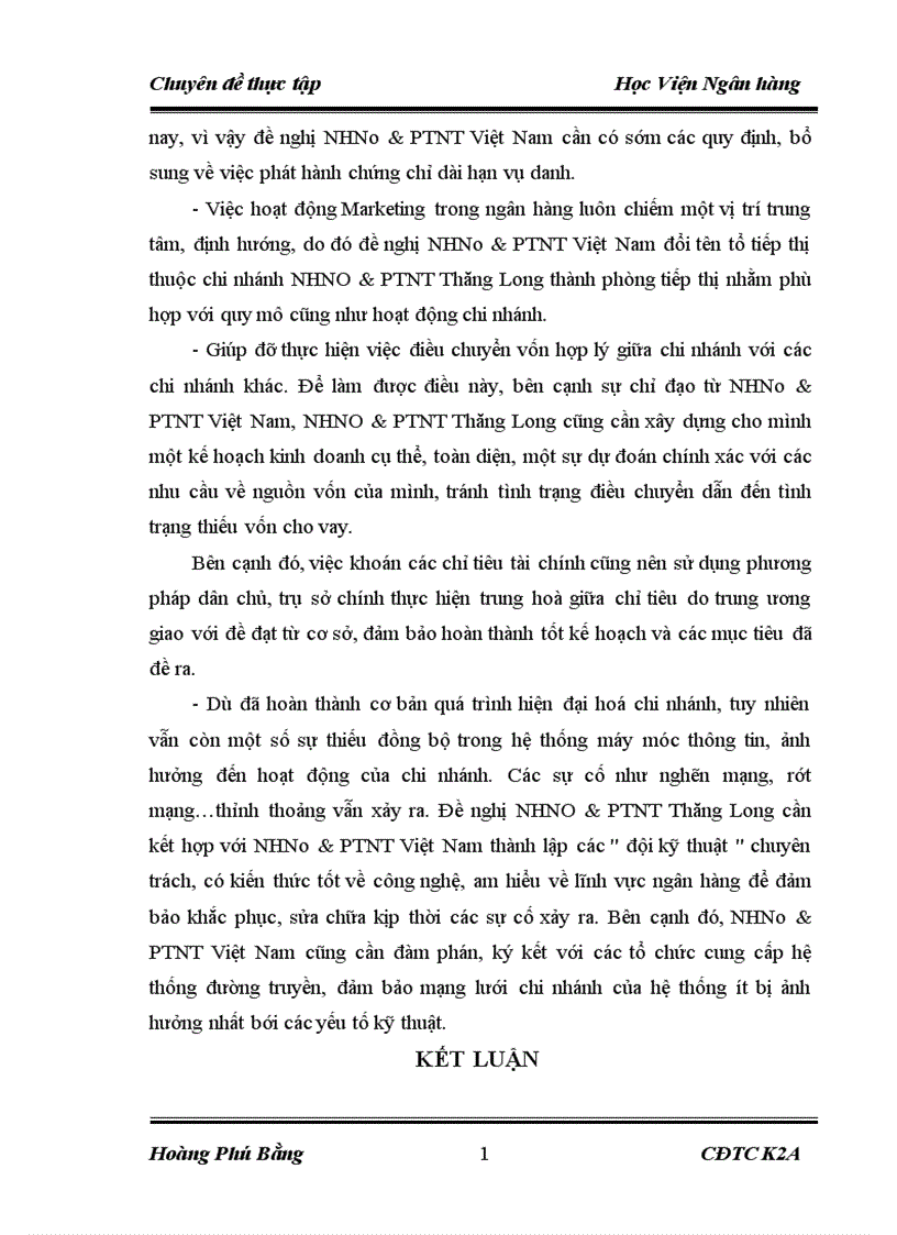 image for page Giải Pháp Phát Triển Huy Động Vốn Tại NHNO&PTNT Thăng Long