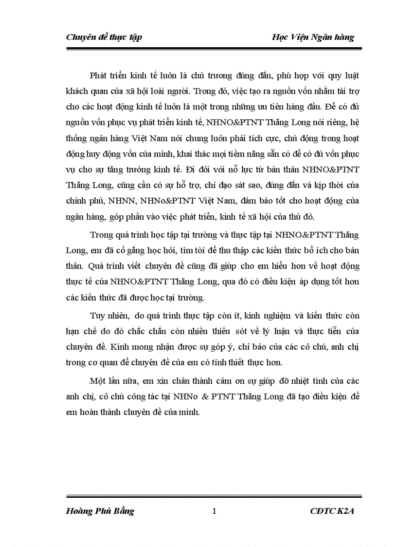 image for page Giải Pháp Phát Triển Huy Động Vốn Tại NHNO&PTNT Thăng Long
