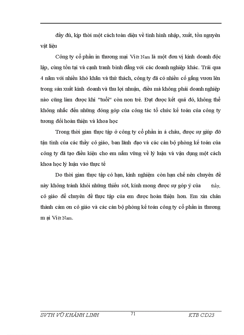 image for page Hoàn thiện công tác kế toán nguyên vật liệu tại công ty cp in thương mại Việt Nam