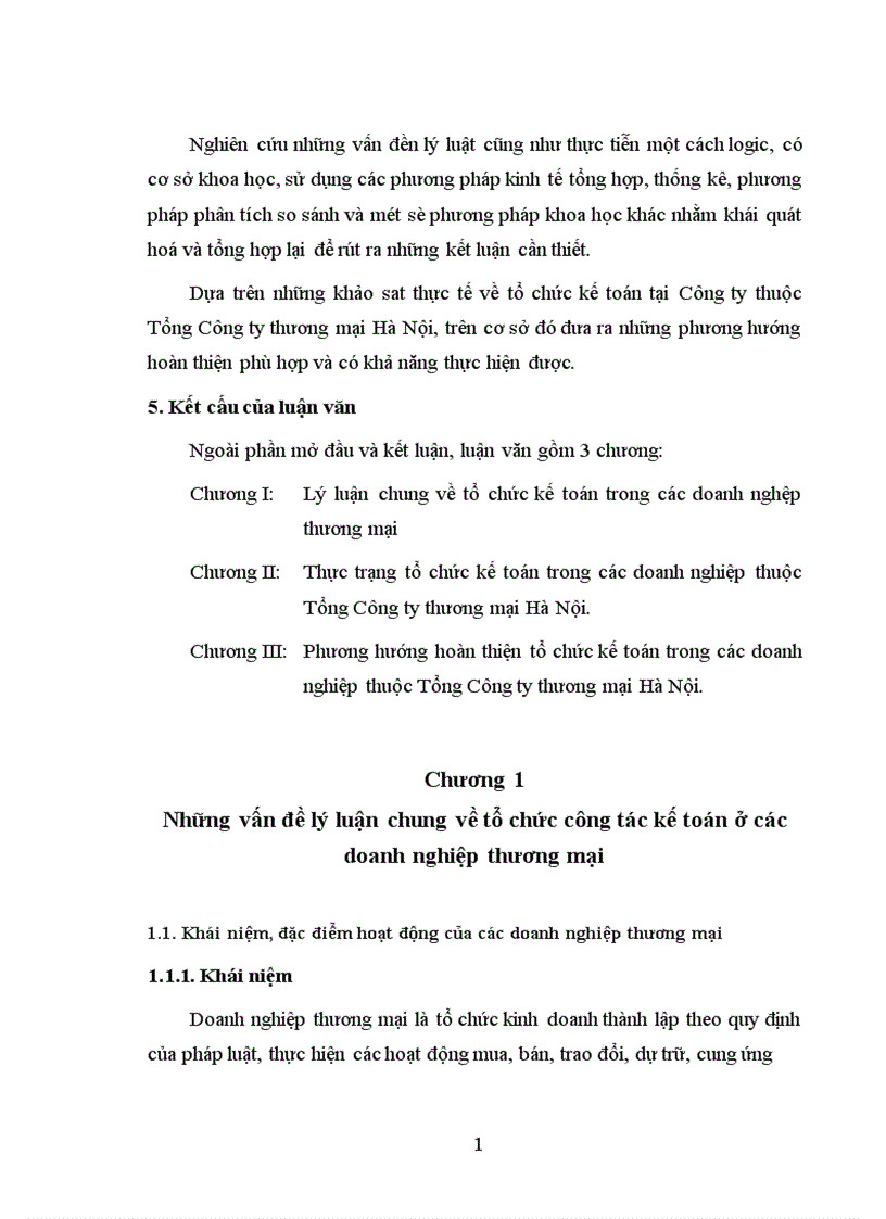 image for page Hoàn thiện tổ chức kế toán tại các doanh nghiệp thuộc Tổng Công ty thương mại Hà Nội