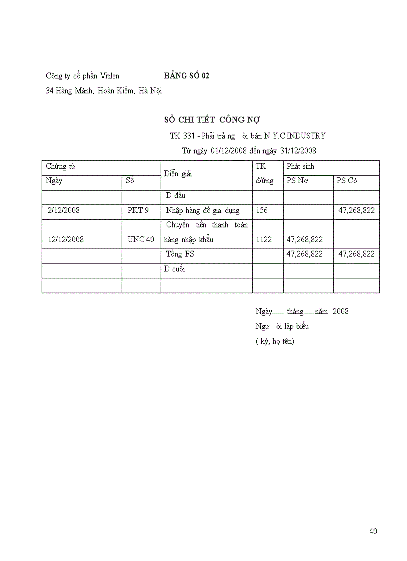 image for page Hoàn thiện công tác kế toán lưu chuyển hàng hoá nhập khẩu của công ty cổ phần Vitilen