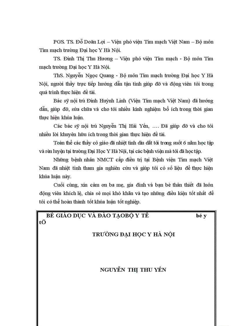 image for page Bước đầu tìm hiểu nồng độ acid uric trong máu bệnh nhân NMCT với yếu tố tiên luợng sớm của bệnh trong và sau điều trị 30 ngày
