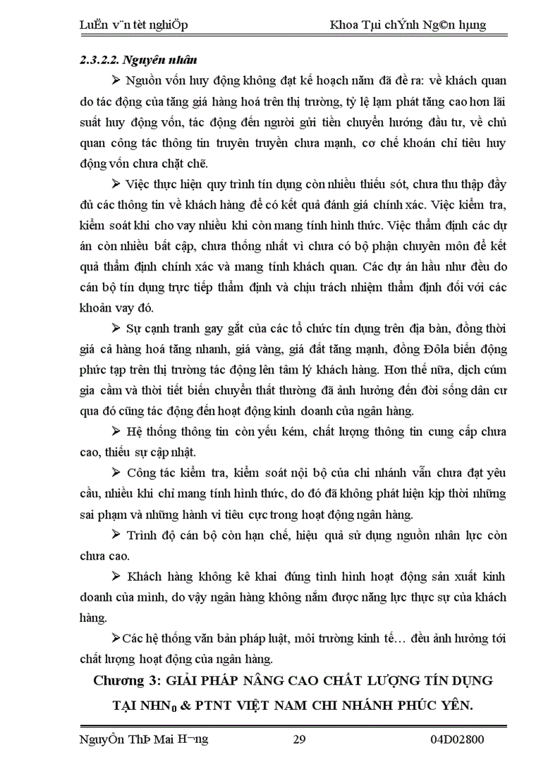 image for page Giải pháp nâng cao hiệu quả cho vay tại NHNo & PTNT Việt Nam chi nhánh Phúc Yên