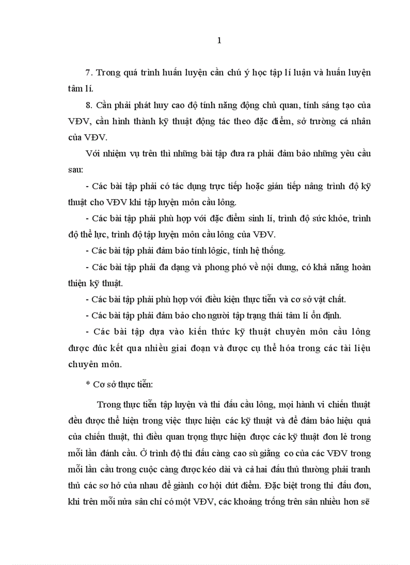 image for page Ứng dụng các bài tập nâng cao hiệu quả kỹ thuật tấn công trong đánh đơn cho nam VĐV cầu lông lứa tuổi 14-15 tỉnh Thái Nguyên