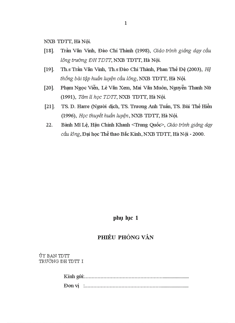 image for page Ứng dụng các bài tập nâng cao hiệu quả kỹ thuật tấn công trong đánh đơn cho nam VĐV cầu lông lứa tuổi 14-15 tỉnh Thái Nguyên