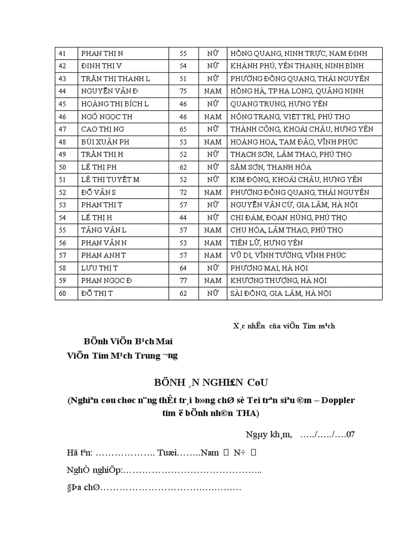 image for page Nghiên cứu chức năng thất trái bằng chỉ số Tei ở bệnh nhân tăng huyết áp