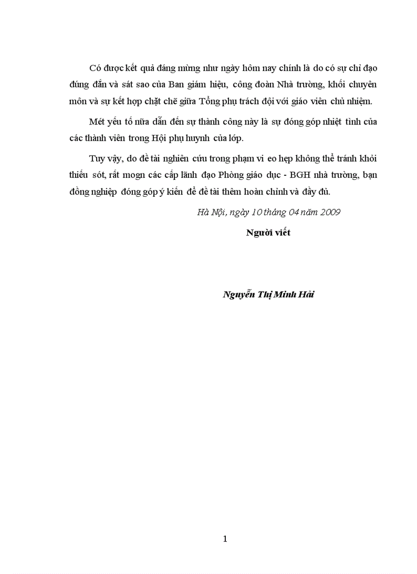 image for page Hình thành nhân cách cho học sinh qua các tiết sinh hoạt tập thể