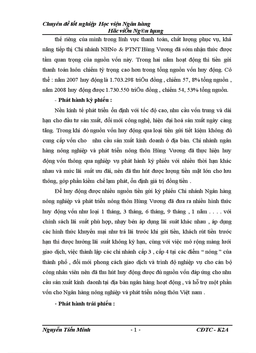 image for page Giải pháp nâng cao chất lượng công tác huy động vốn tại Chi nhánh Ngân Hàng Nông nghiệp và Phát triển Nông thôn Hùng Vương