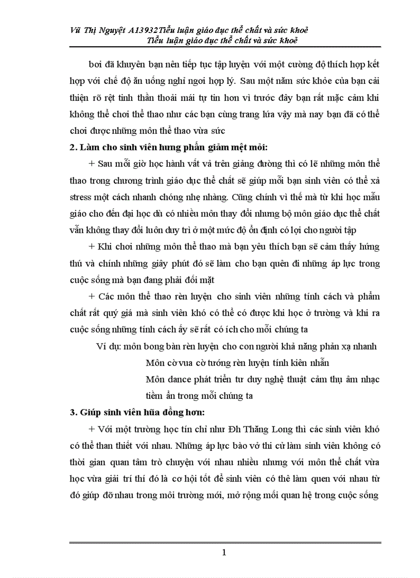 image for page Một số bộ môn thể dục thể thao trong Nhà trường