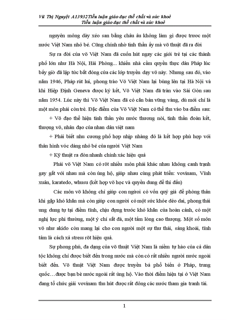 image for page Một số bộ môn thể dục thể thao trong Nhà trường