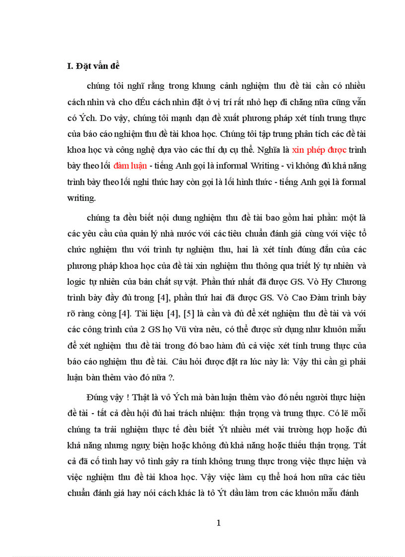 image for page Phương pháp xét tính trung thực của báo cáo nghiệm thu đề tài khoa học