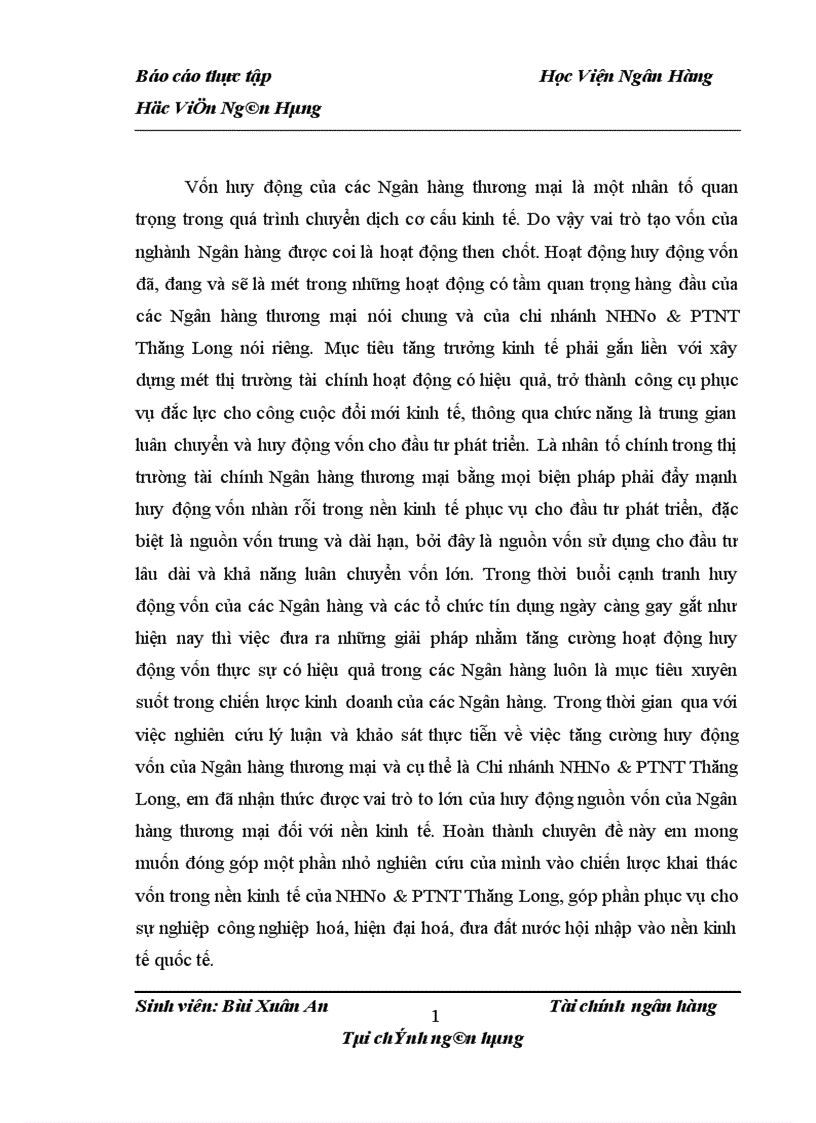 image for page Giải pháp tăng cường huy động vốn tại NHNo&PTNT Thăng Long