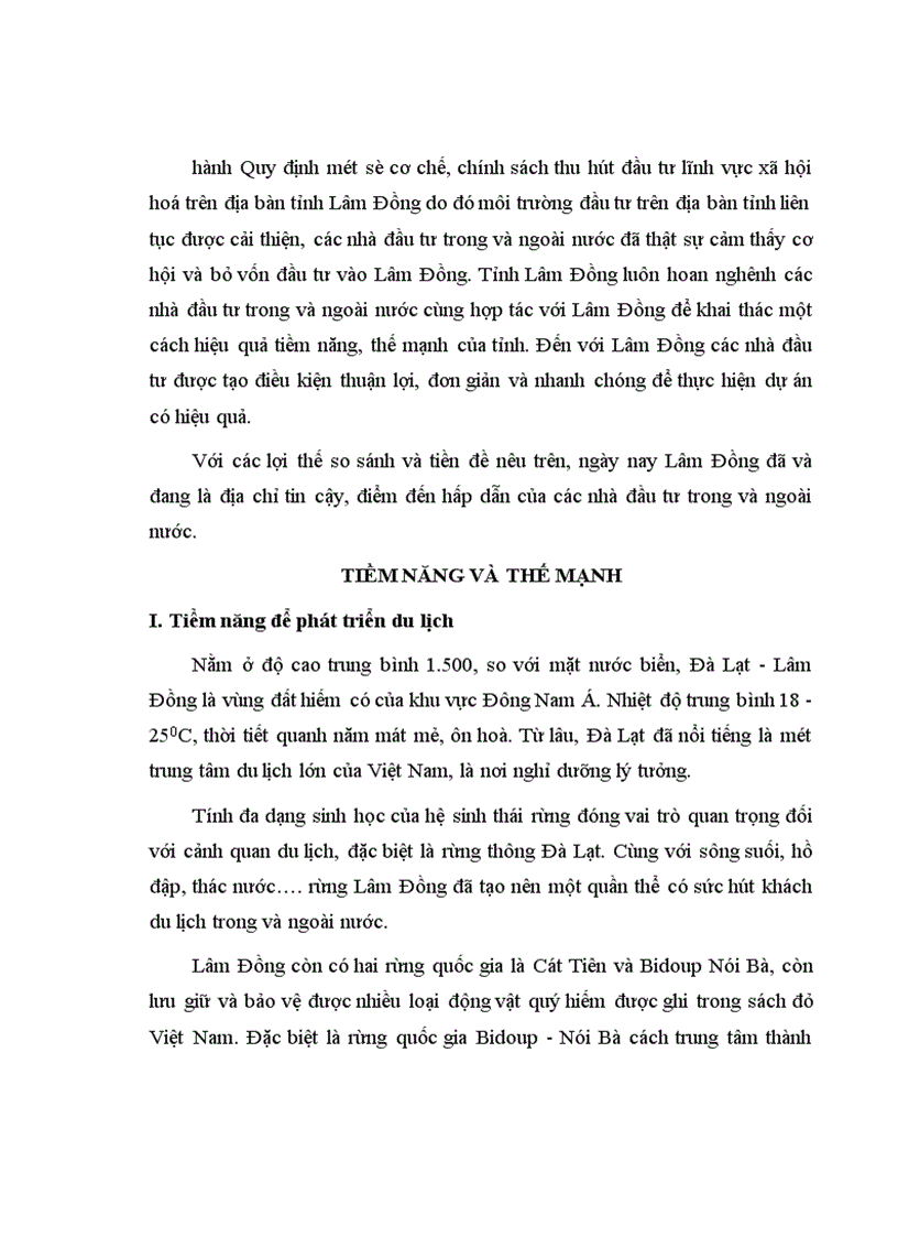 image for page Tiềm năng và thế mạnh