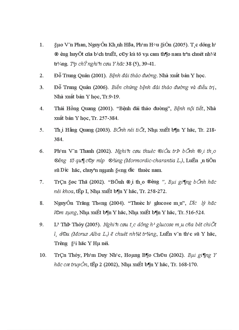 image for page Nghiên cứu tác dụng hạ glucose máu của dịch chiết cam thảo đất (Scoparia dulcis L) và phân đoạn của dịch chiết này ở chuột nhắt trắng gây đái tháo đường thực nghiệm