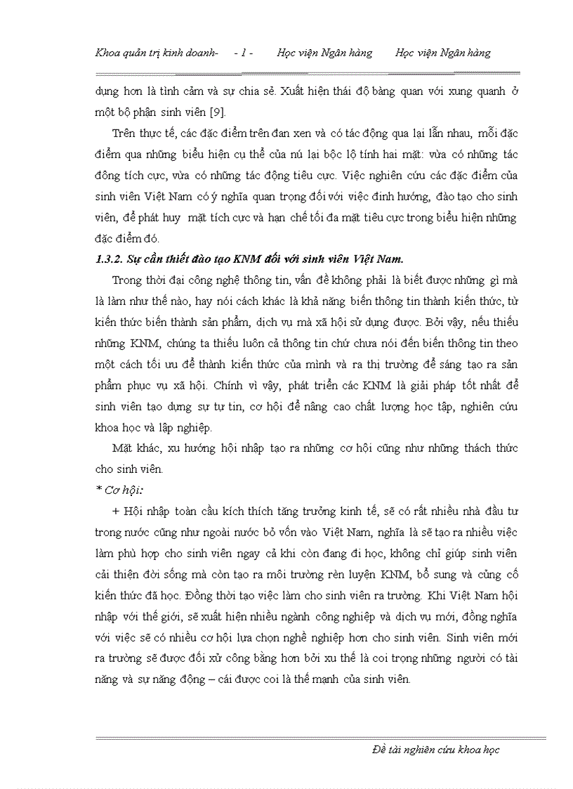 image for page Tăng cường đào tạo KNM cho sinh viên nhằm nâng cao chất lượng nguồn nhân lực