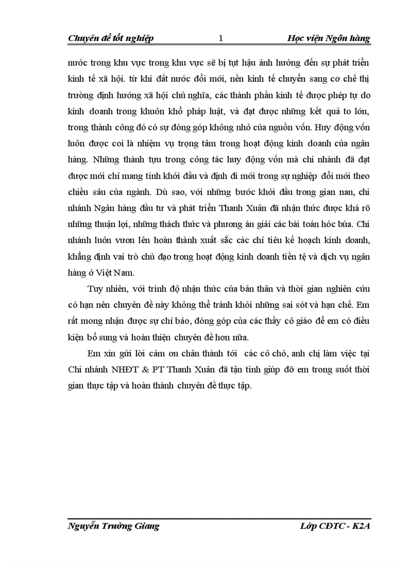 image for page Giải pháp mở rộng vốn huy động tại Chi nhánh Ngân hàng Đầu tư và Phát triển Thanh Xuân