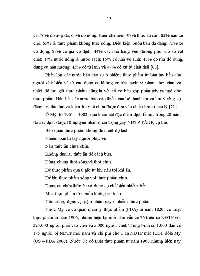image for page Thực trạng nhiễm khuẩn thực phẩm chế biến sẵn và nhận thức của cộng đồng ở thành phố Điện Biên Phủ năm 2009