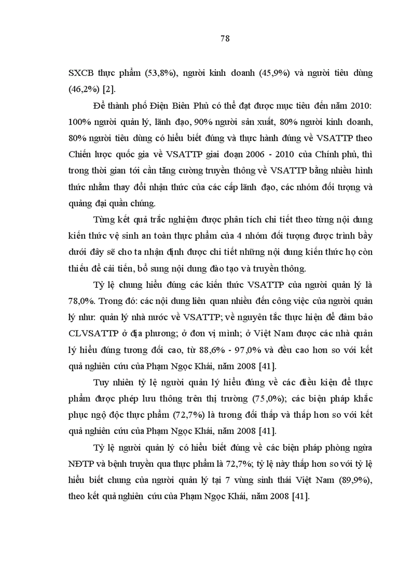 image for page Thực trạng nhiễm khuẩn thực phẩm chế biến sẵn và nhận thức của cộng đồng ở thành phố Điện Biên Phủ năm 2009