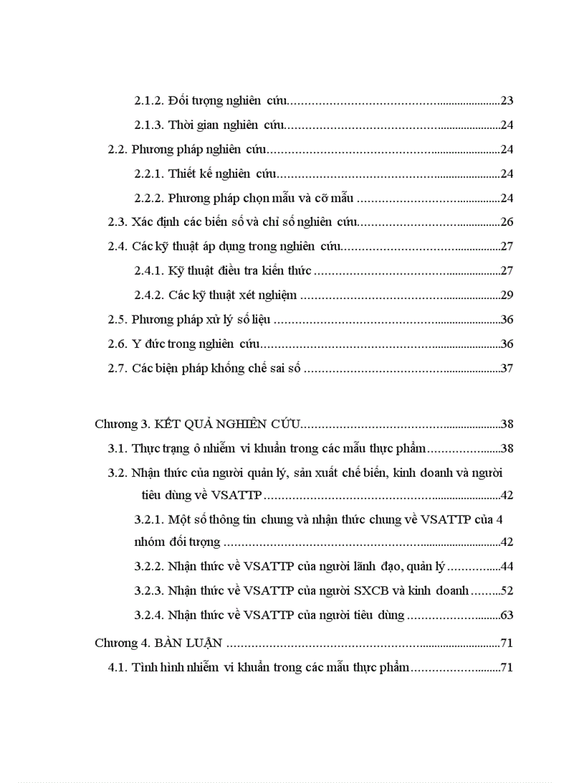 image for page Thực trạng nhiễm khuẩn thực phẩm chế biến sẵn và nhận thức của cộng đồng ở thành phố Điện Biên Phủ năm 2009