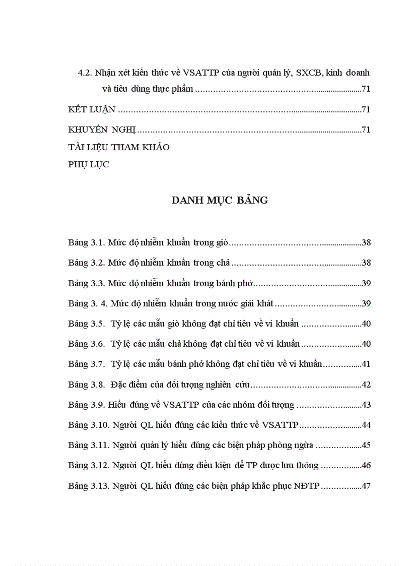 image for page Thực trạng nhiễm khuẩn thực phẩm chế biến sẵn và nhận thức của cộng đồng ở thành phố Điện Biên Phủ năm 2009