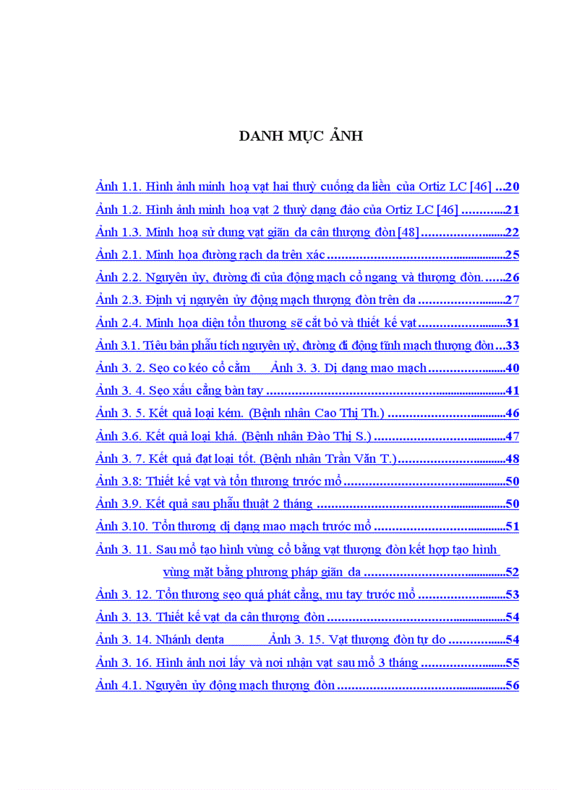 image for page Nghiên cứu đặc điểm giải phẫu và ứng dụng vạt da cân thượng đòn trong phẫu thuật tạo hình