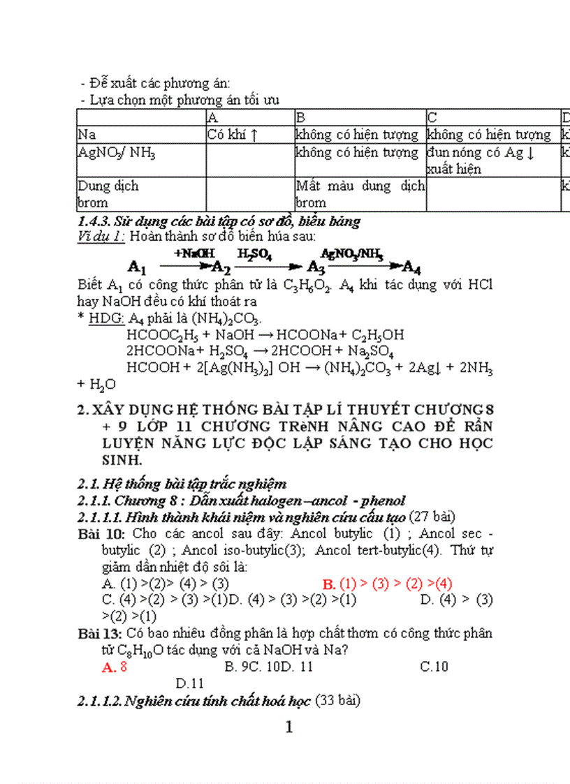 image for page Xây dựng và tuyển chọn một số bài tập lí thuyết chương 8 + 9 chương trình hoá học 11 nâng cao nhằm rèn luyện năng lực độc lập, sáng tạo cho học sinh phổ thông
