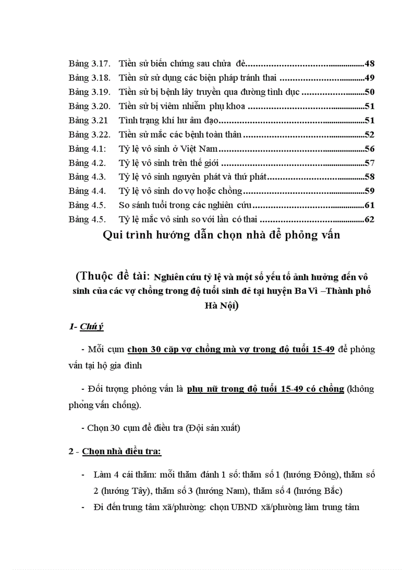 image for page Nghiên cứu tỷ lệ và một số yếu tố ảnh hưởng đến vô sinh của các cặp vợ chồng từ 18 – 49 tại địa bàn huyện Ba Vì năm 2010