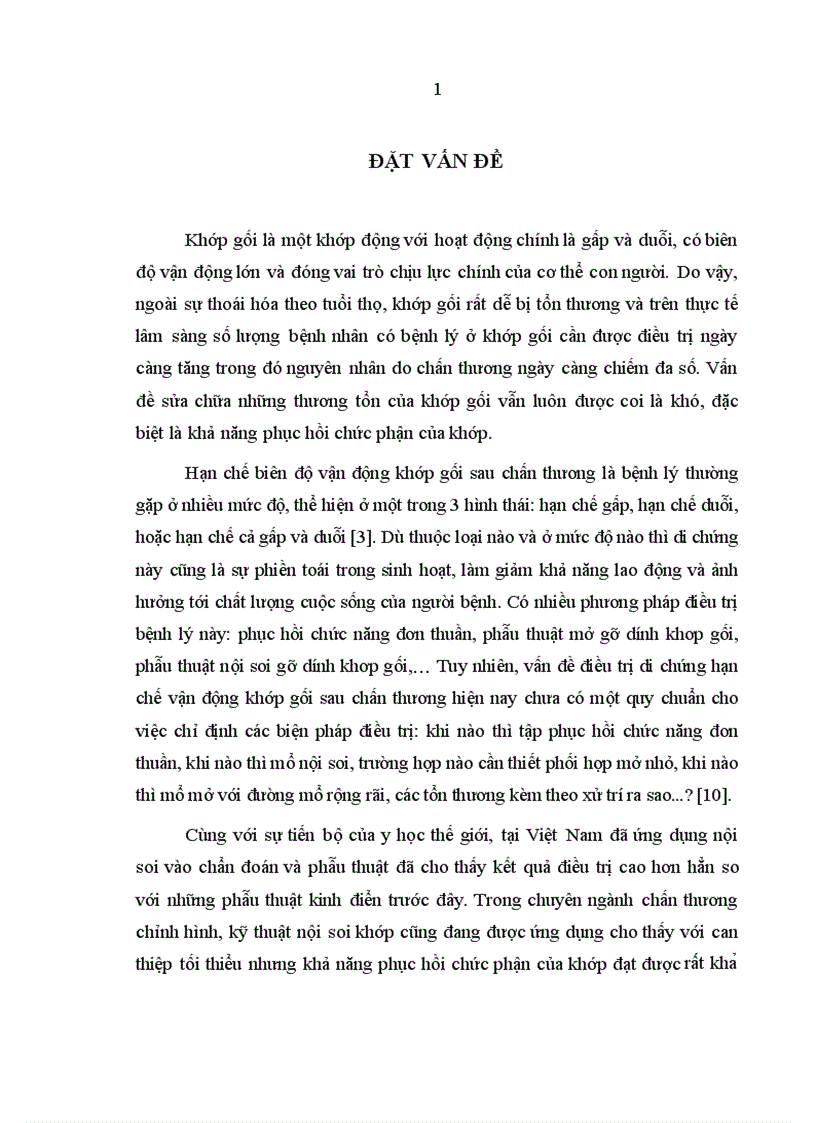 image for page Đánh giá kết quả phẫu thuật nội soi điều trị hạn chế vận động khớp gối sau chấn thương