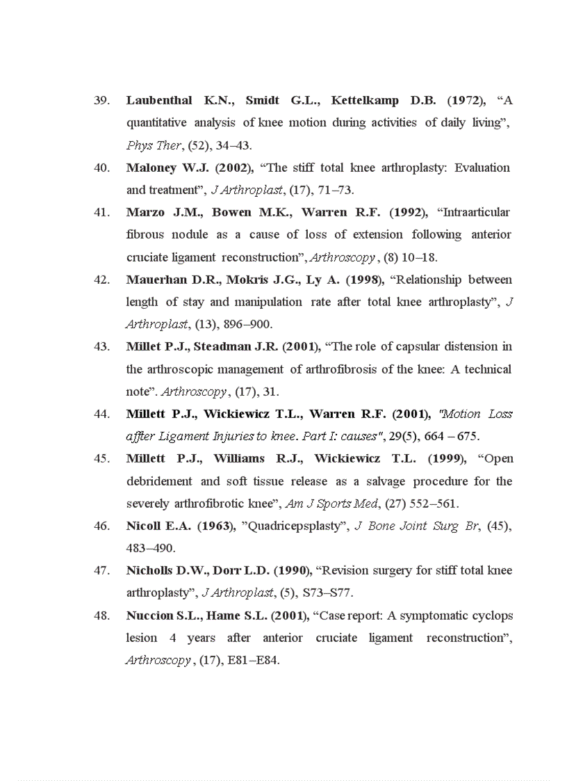 image for page Đánh giá kết quả phẫu thuật nội soi điều trị hạn chế vận động khớp gối sau chấn thương