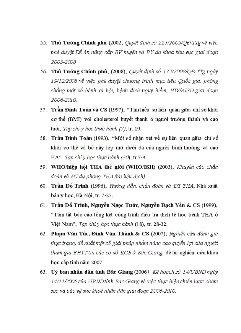 image for page Thử nghiệm mô hình quản lý và điều trị bệnh tăng huyết áp tại tuyến y tế cơ sở ở tỉnh Bắc Giang