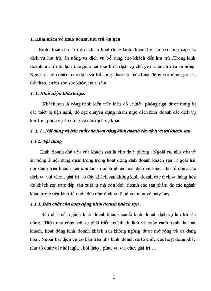 image for page Một số giải pháp nâng cao hiệu quả kinh doanh dịch vụ tại khách sạn Bảo Sơn